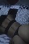 Doggy kasur hitam putih cd gstring Doggy kasur hitam putih cd gstring