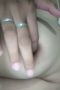 Erna SMK remas tete earphone putih cincin Erna SMK remas tete earphone putih cincin
