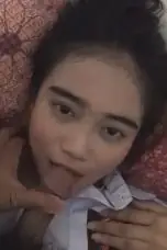 SMK nyepong ngga sadar ayang videoin sprei bantal coklat
