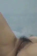 Elvina Halim chindo masturbasi tembok biru ngomong masukin ah